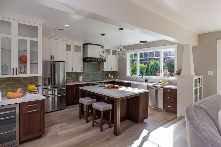 this modern craftsman kitchen project includes more natural light and higher ceilings