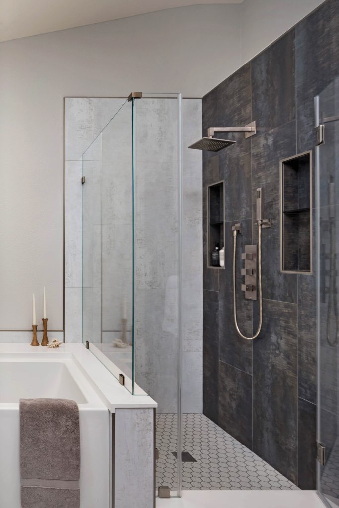 A-shower-niche-or-a-ledge-is-stylish-without-sacrificing-functionality