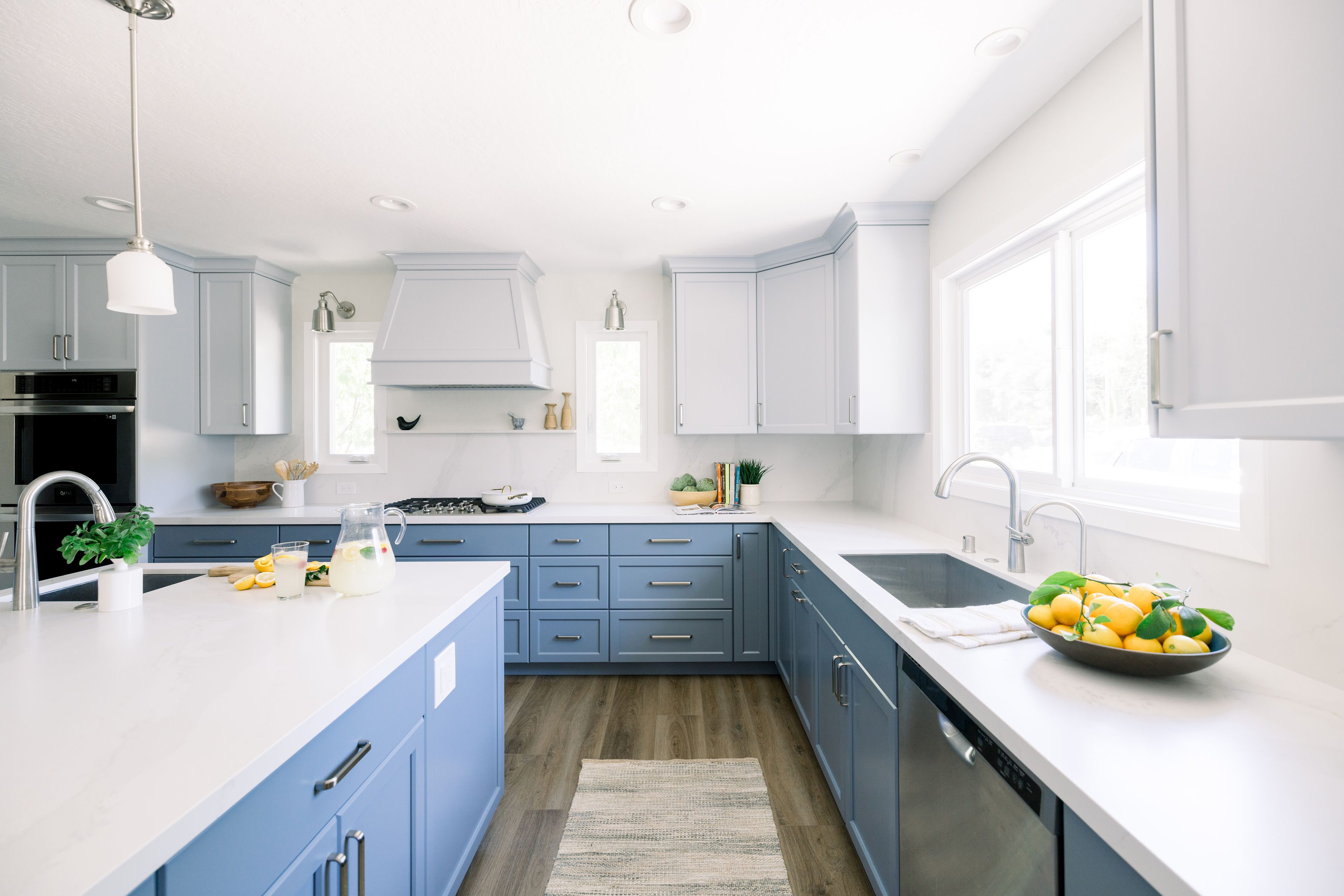 Oversized kitchen islands are more common in the modern kitchen