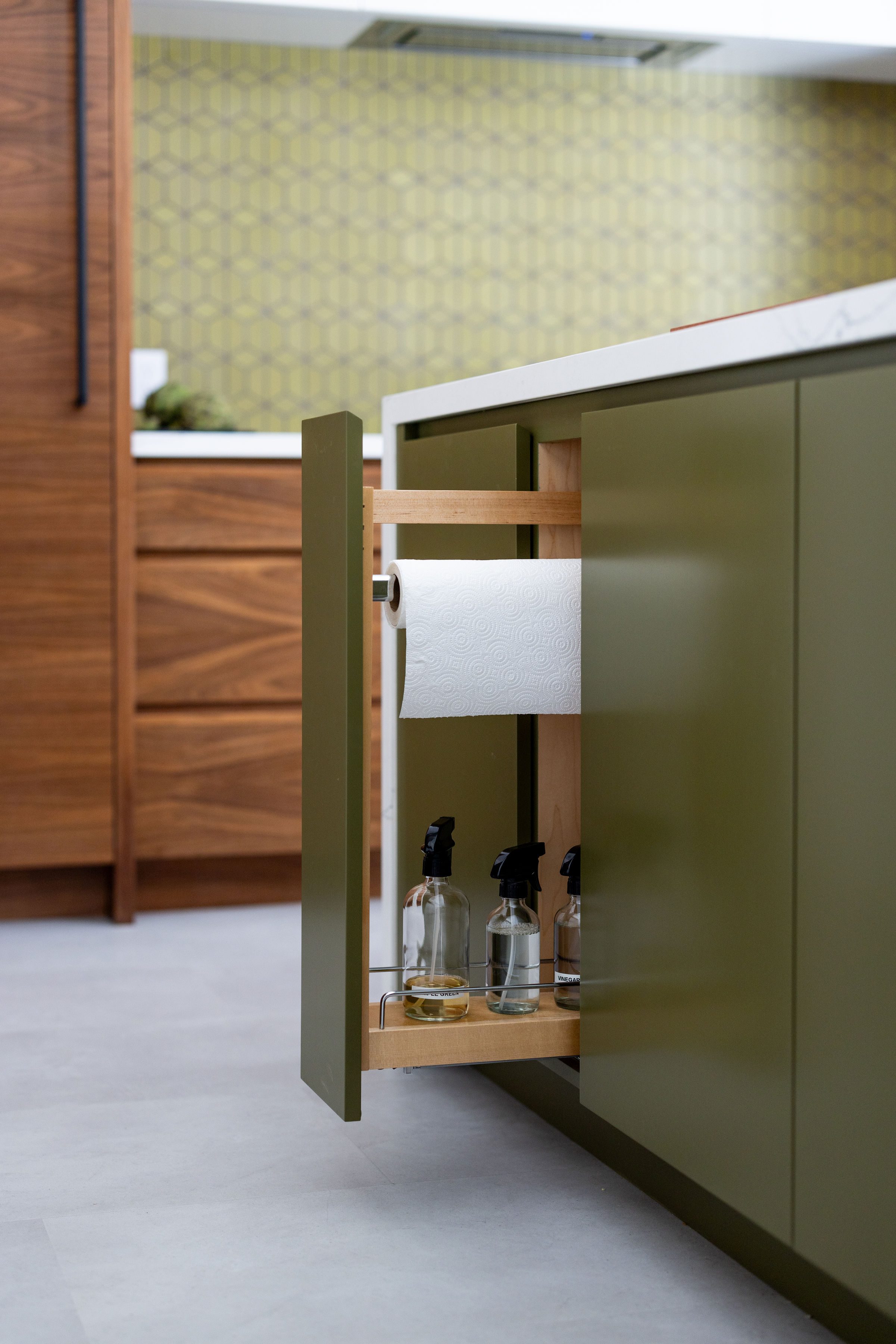 Hidden storage solutions in the kitchen