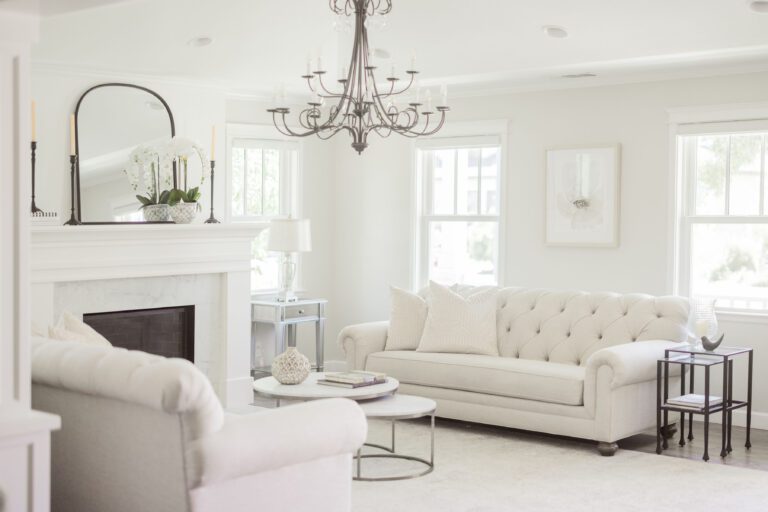 Whole home transformation - living room - in San Jose