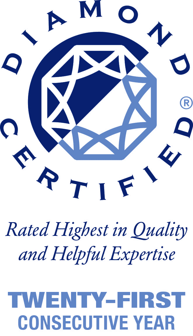 21 Years Diamond Certified